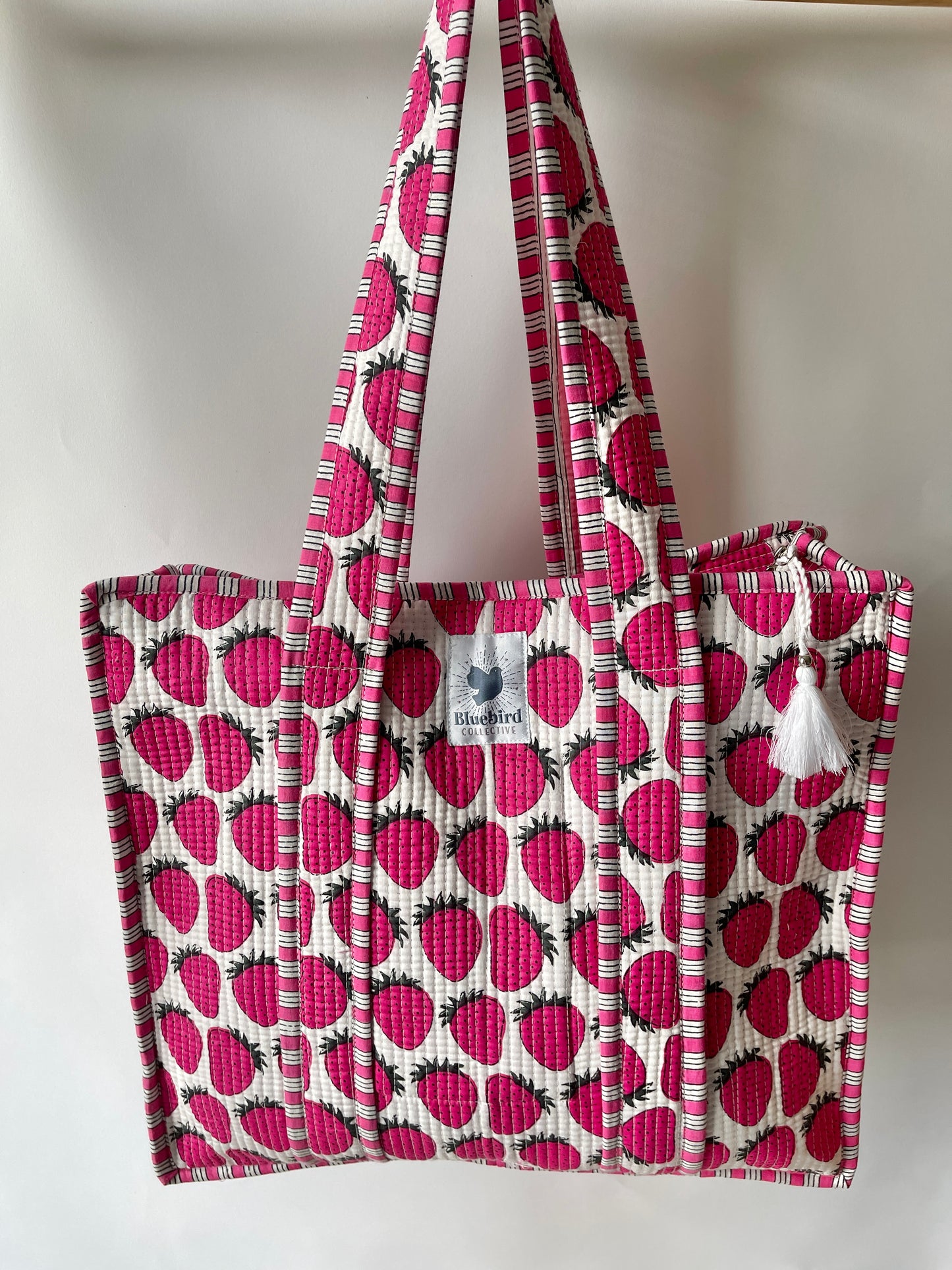 Strawberry Bliss Tote Bag